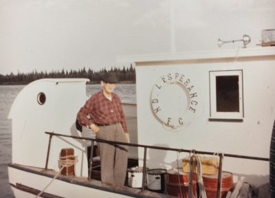 non-Cree on a schooner