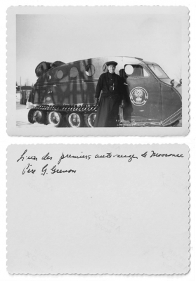 Snowmobile at James Bay